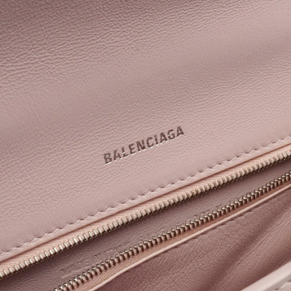 Balenciaga Hourglass Handbag Leather Pink - Picture 4 of 6
